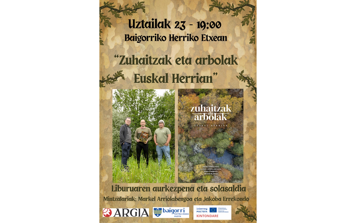 Présentation du livre « Zuhaitzak eta arbolak  ...
