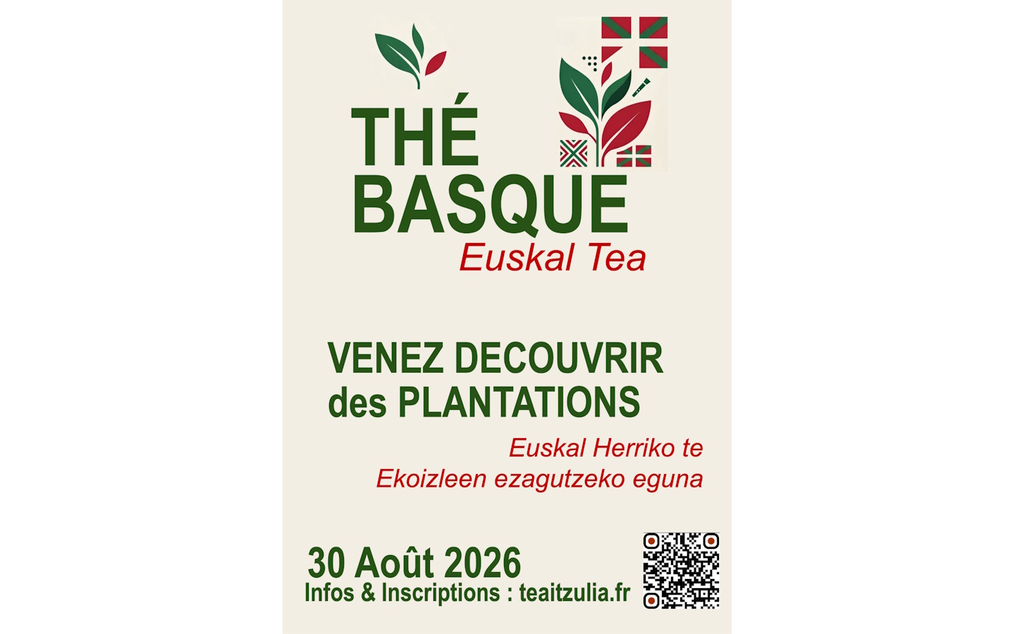A la découverte des producteurs de thé basque  ...