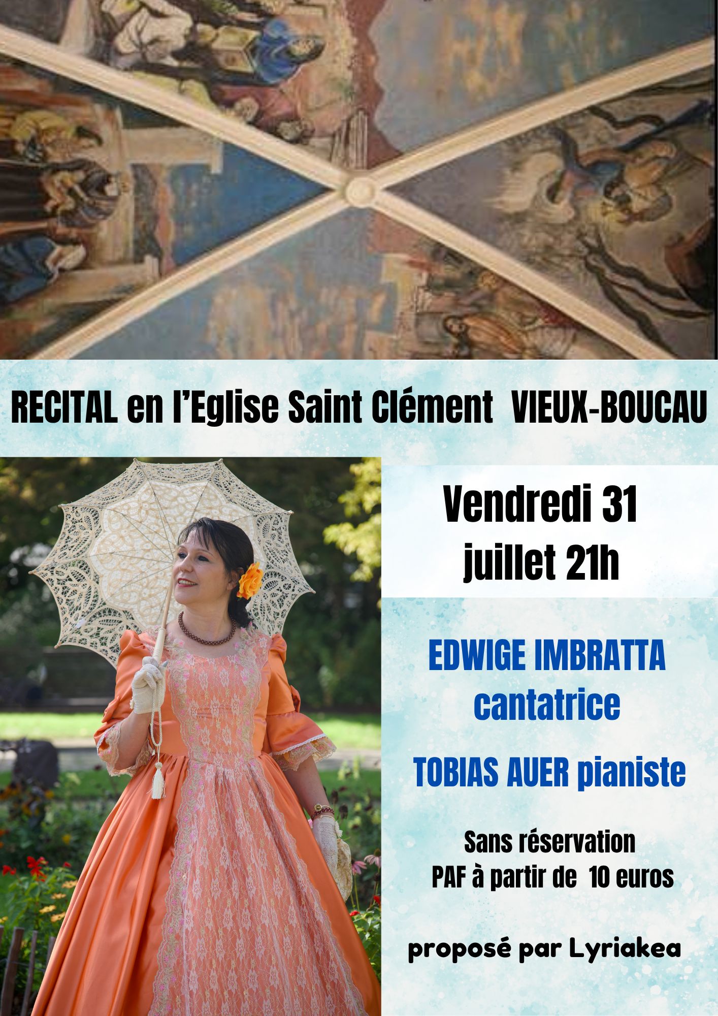 Concert à l'église / lyrique Edwige Imbratta - ...