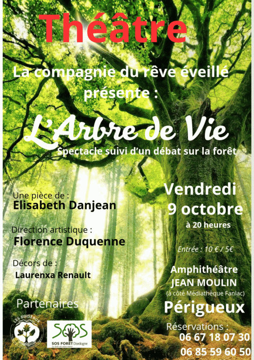 Théâtre l'Arbre de Vie suivi d'un débat sur nos forêts