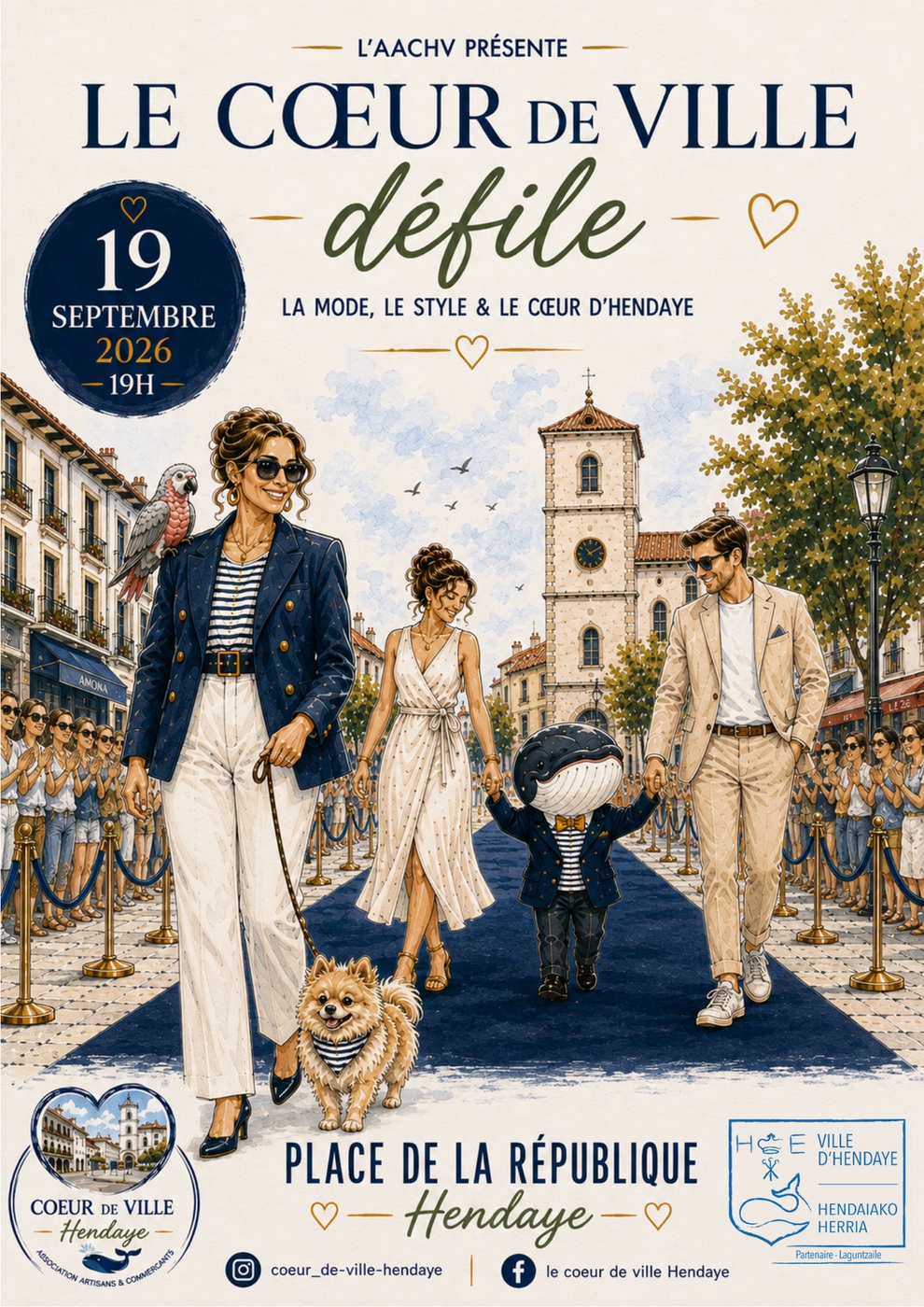 Le cœur de ville défile