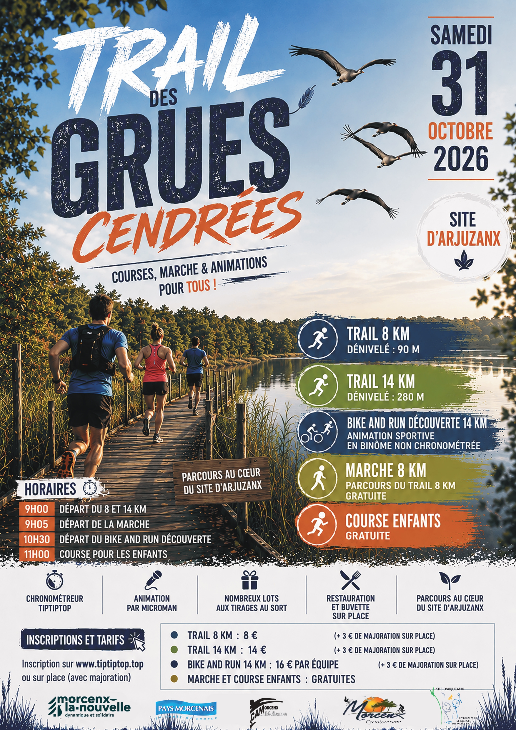 Trail des grues cendrées