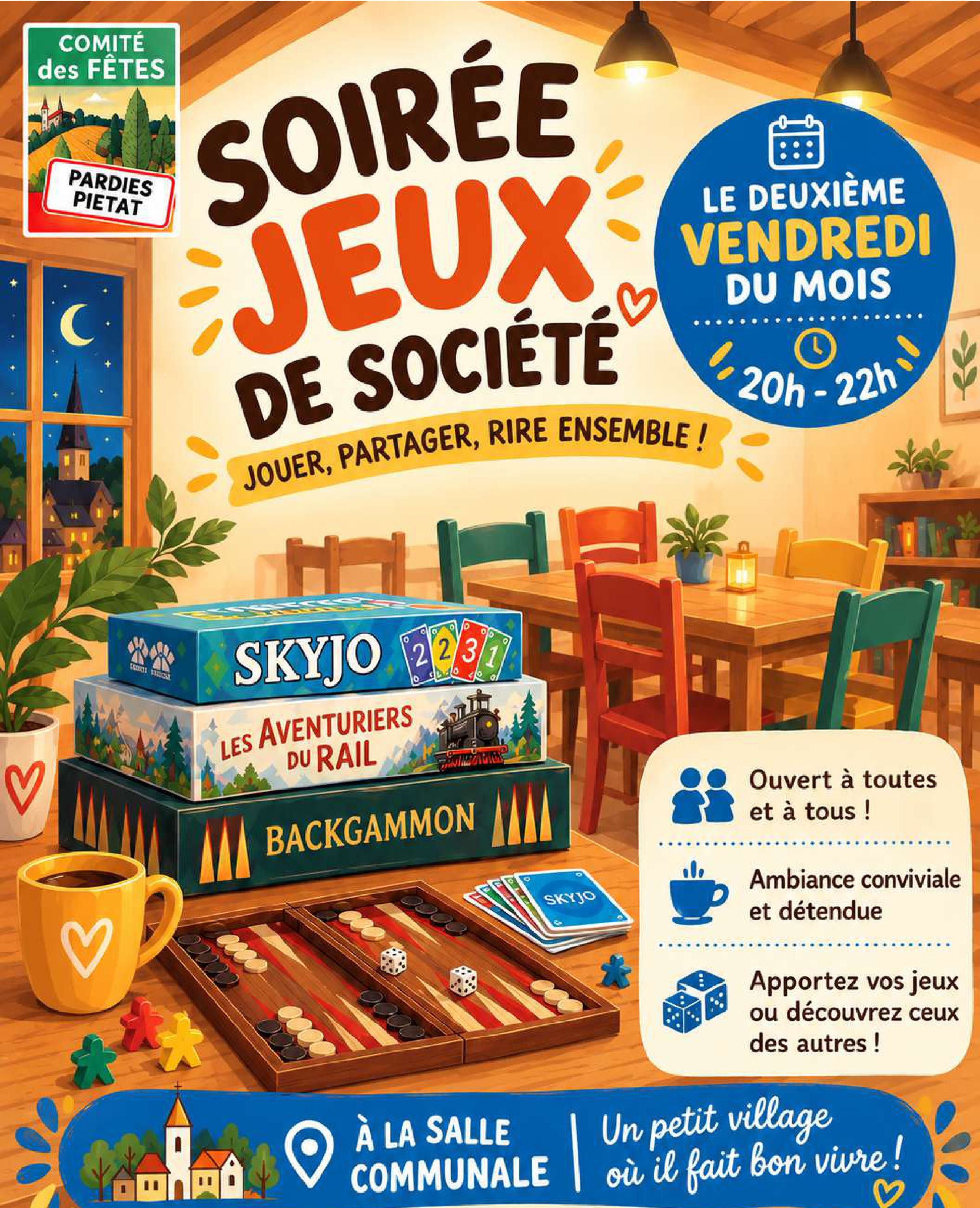 Soirée jeux de société