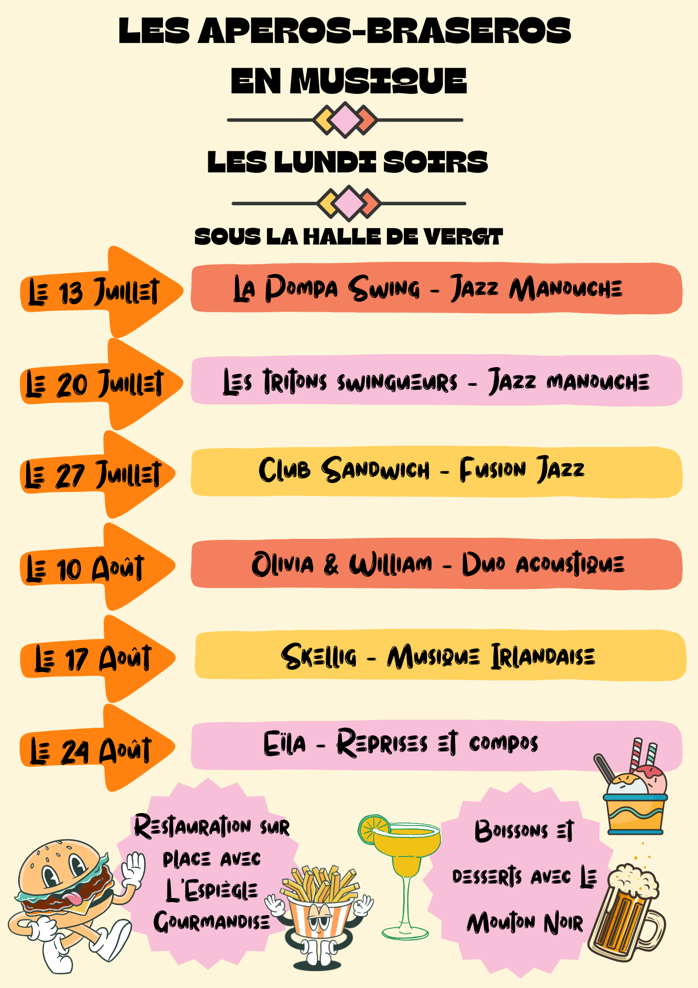 Les Tritons Swingueurs - Concerts Mouton Noir 2026