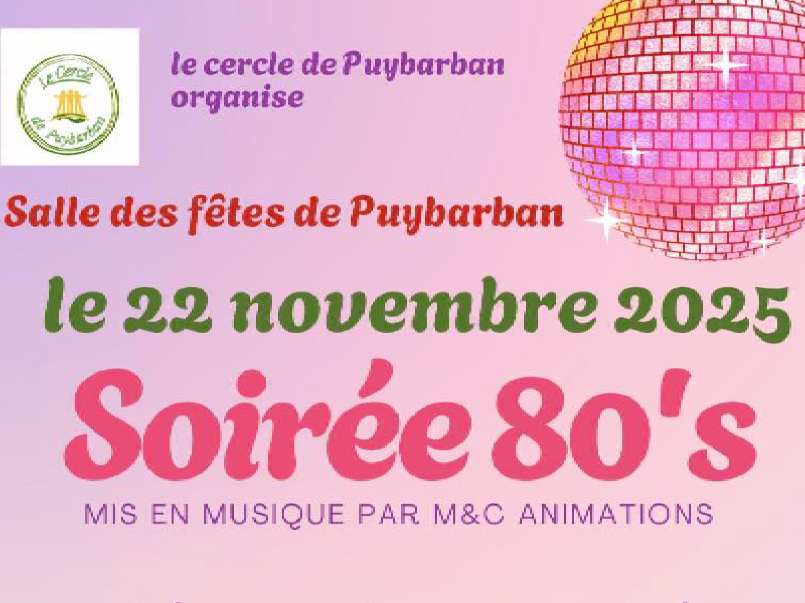 Soirée années 80
