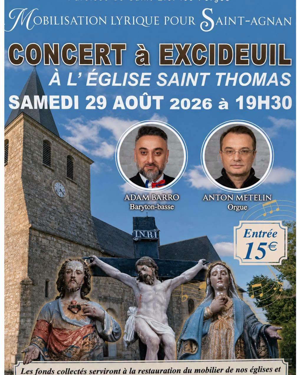 Concert lyrique à l'église