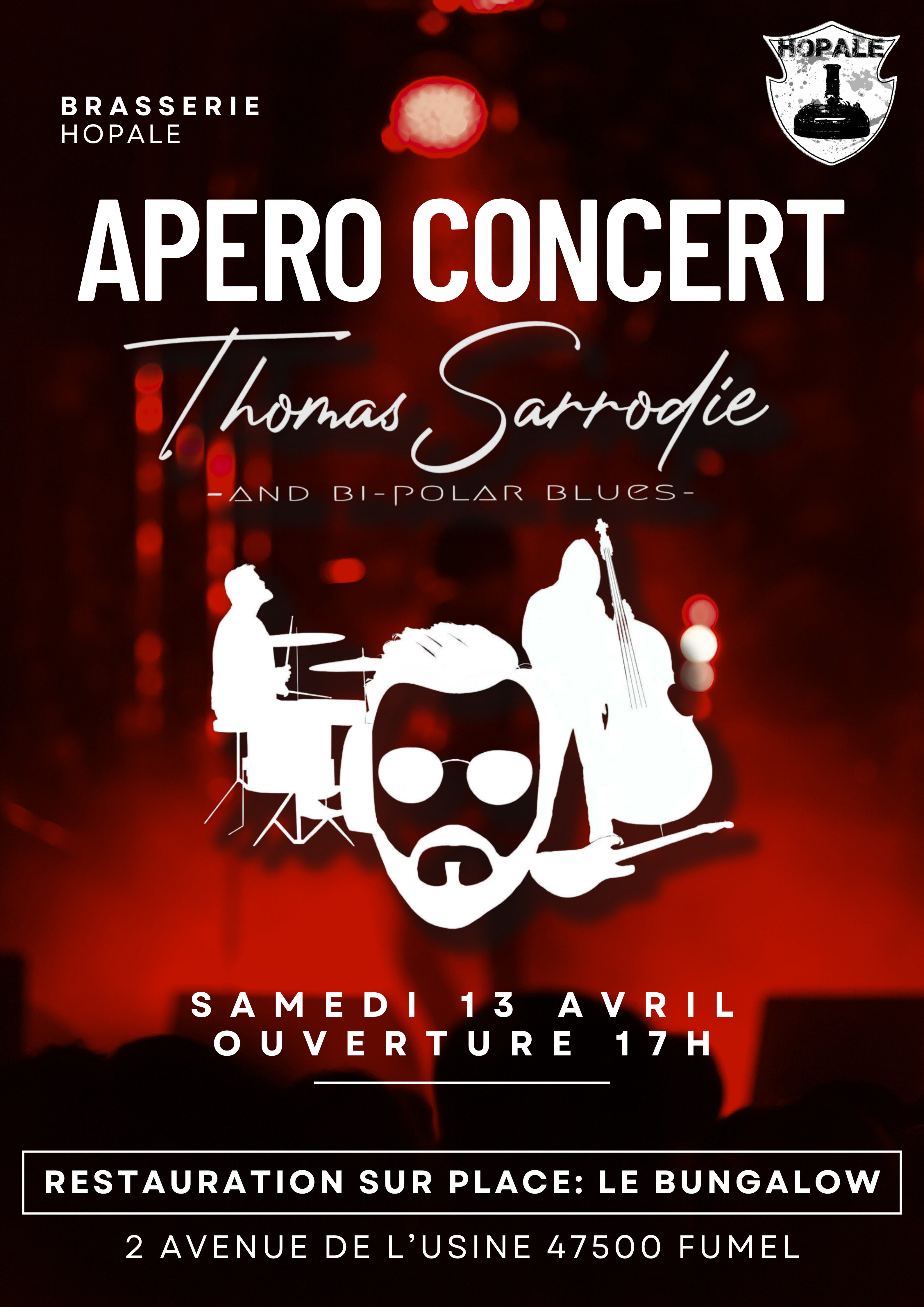 Apéro concert - Thomas Sarrodie & Bi-polar Blues