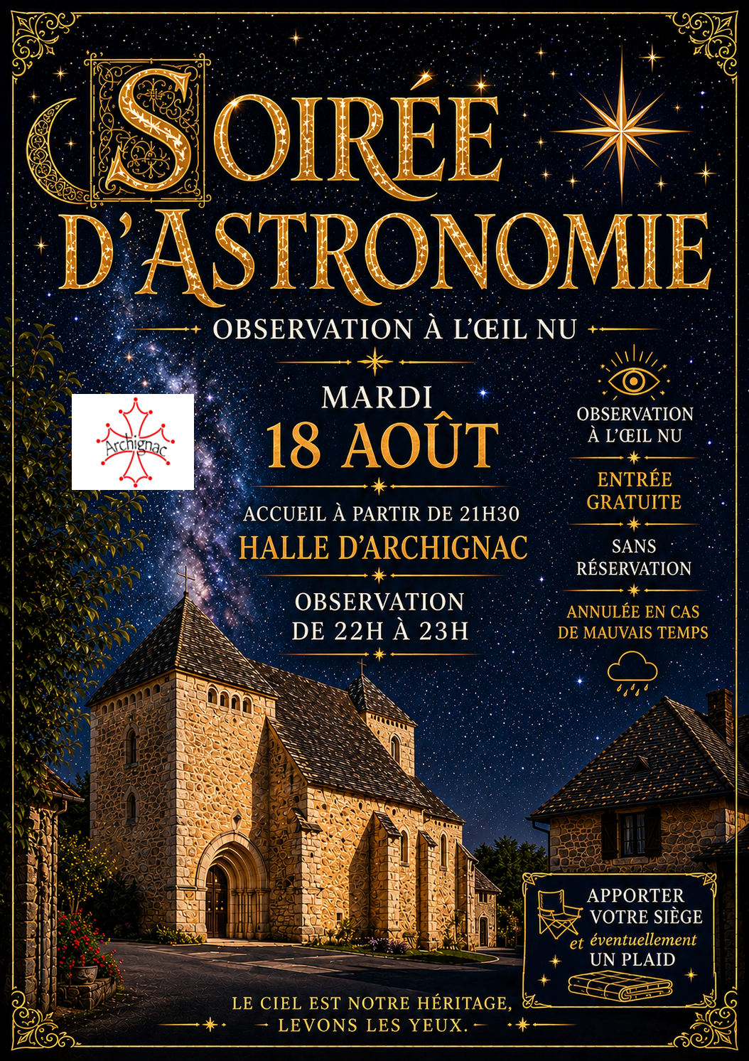 Soirée d'astronomie