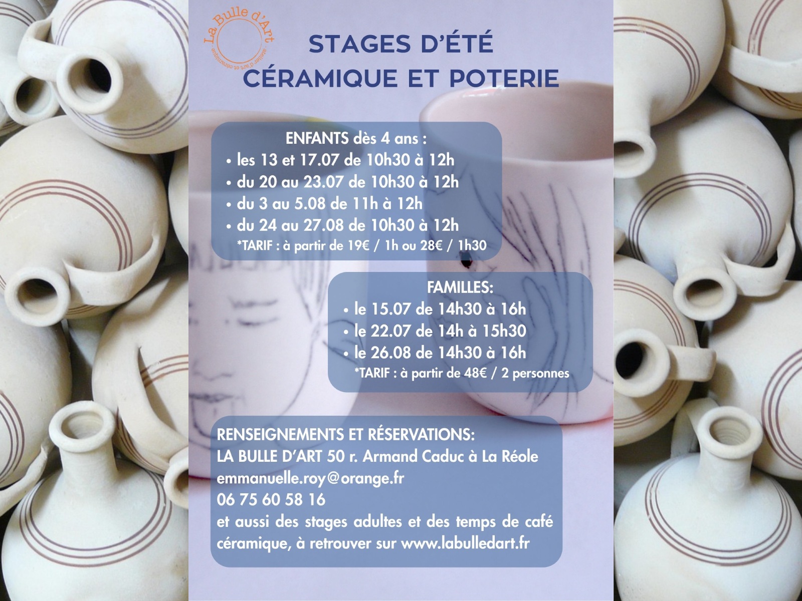atelier été bulle art