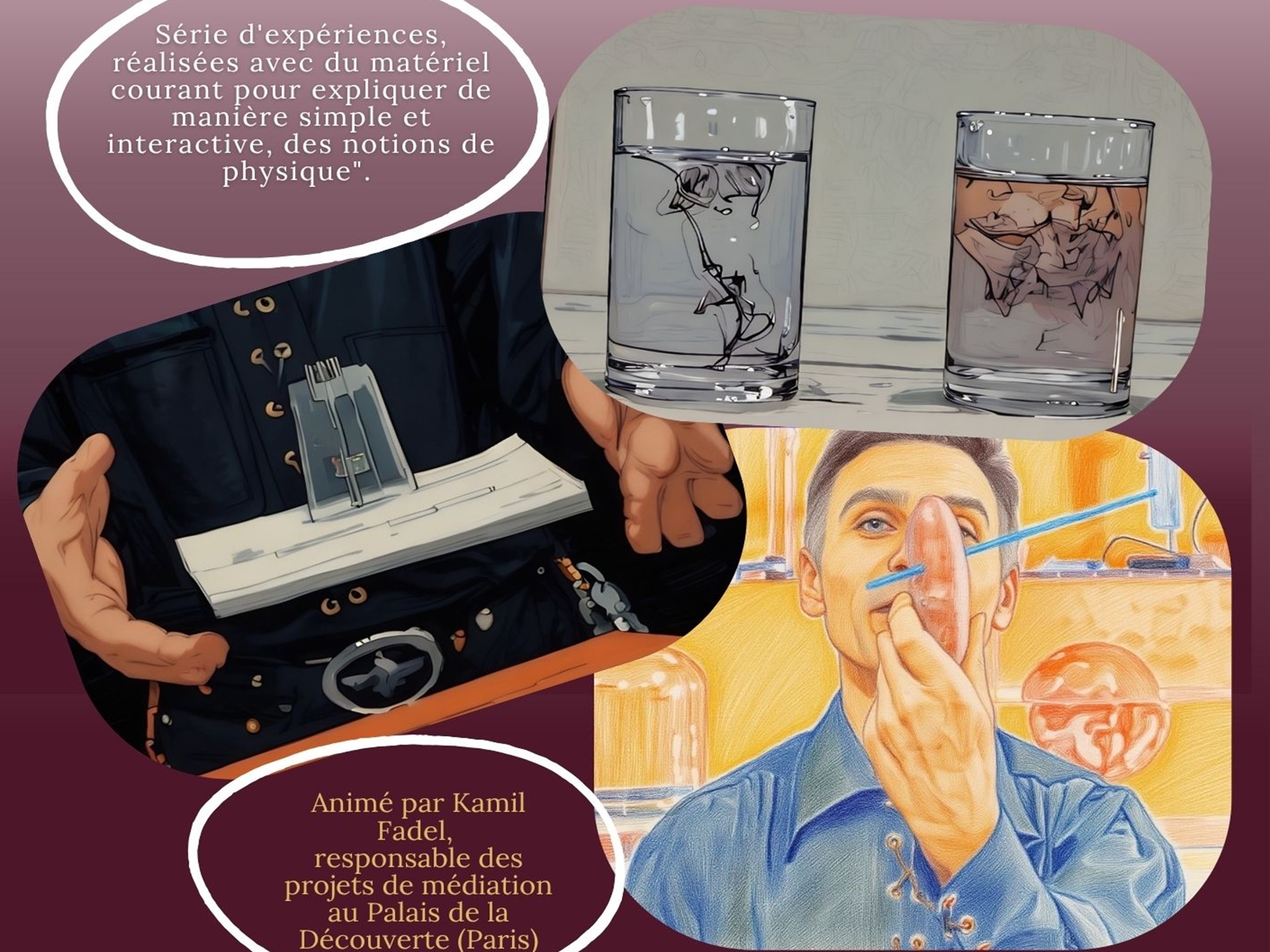 Démonstrations expérimentales avec 3 fois rien