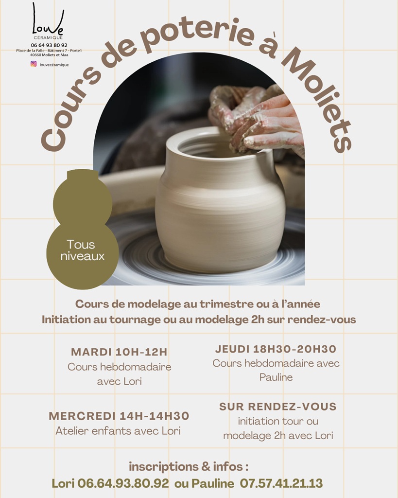 Cours de poterie
