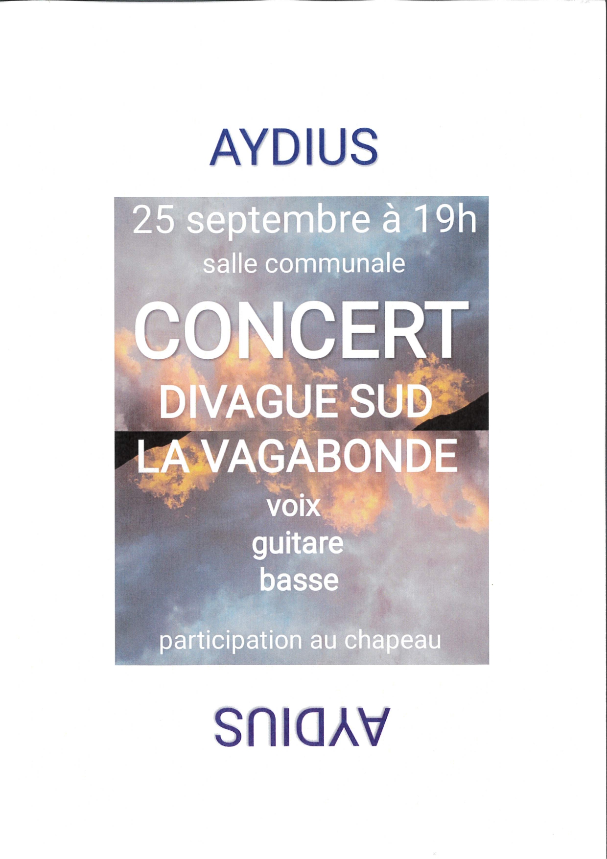 Concert Divague Sud et La Vagabonde