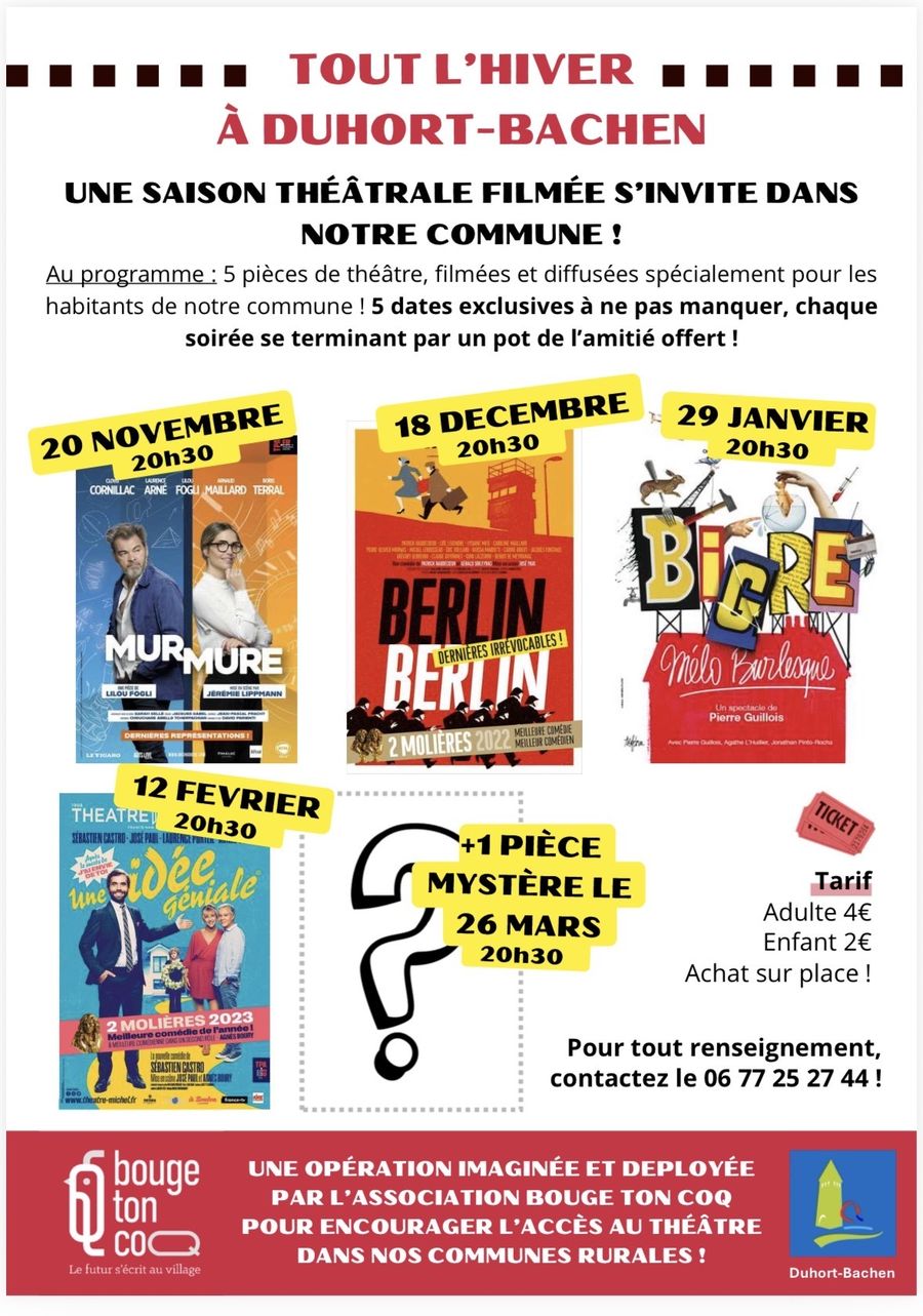 Projection théâtre : "Murmure" de Lilou Fogli