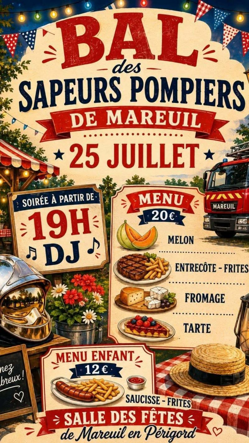 Bal des Pompiers de Mareuil