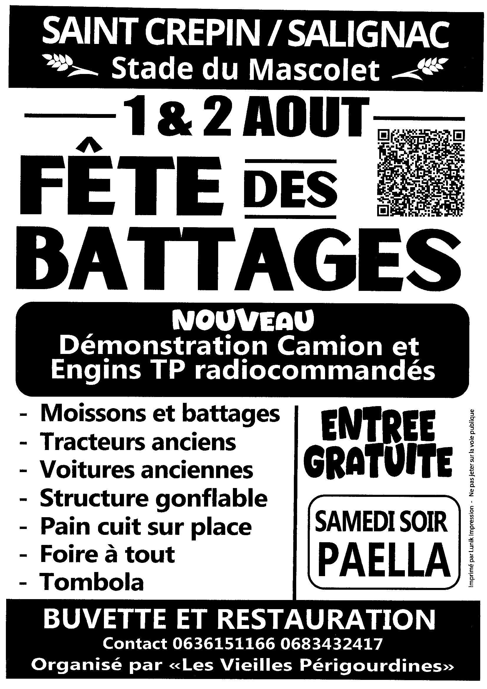 Fête des battages à Saint Crépin et Carlucet/S ...