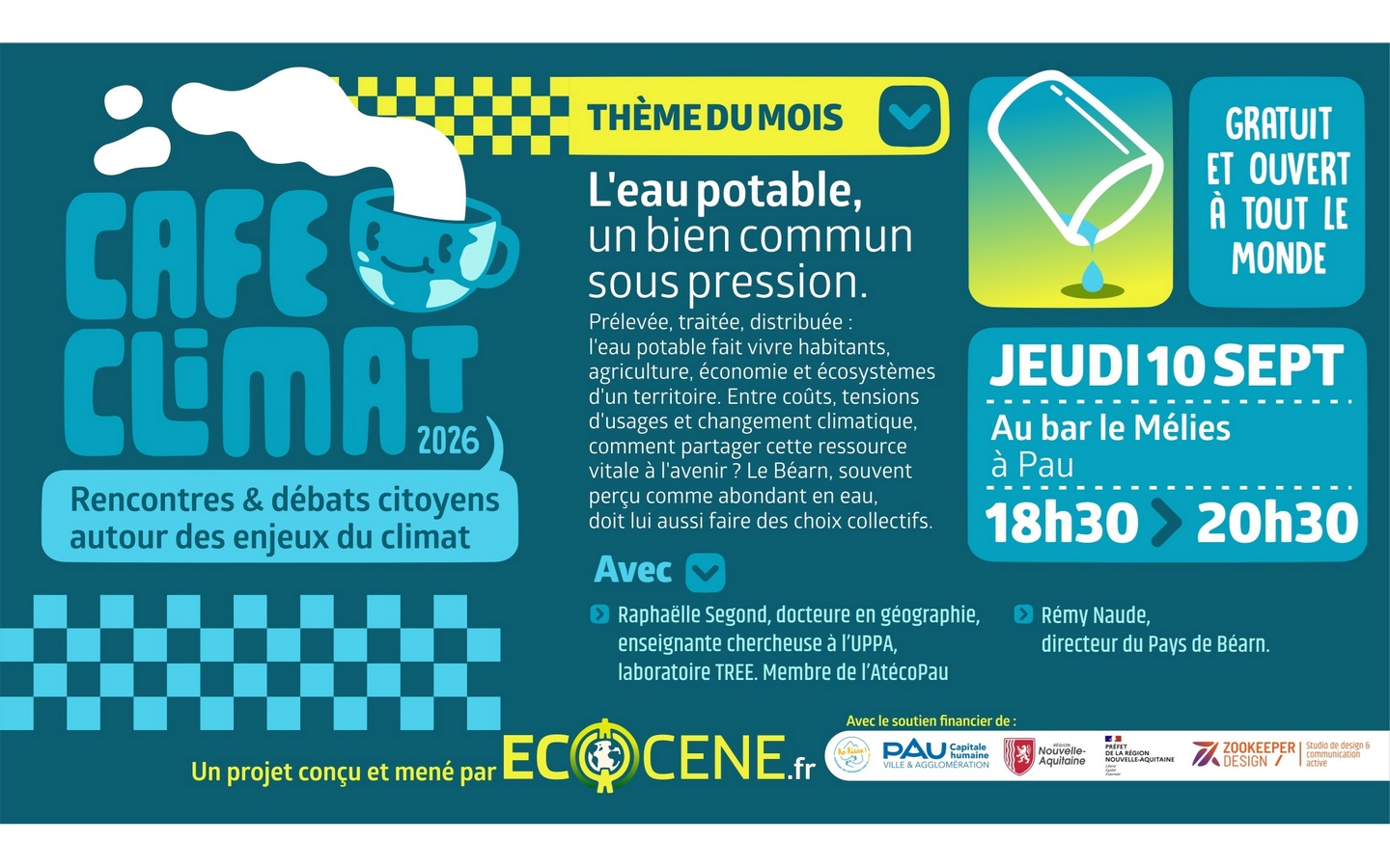 Café climat : L'eau potable, un bien commun sous pression