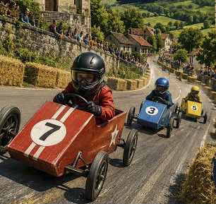 Course de caisse à savon