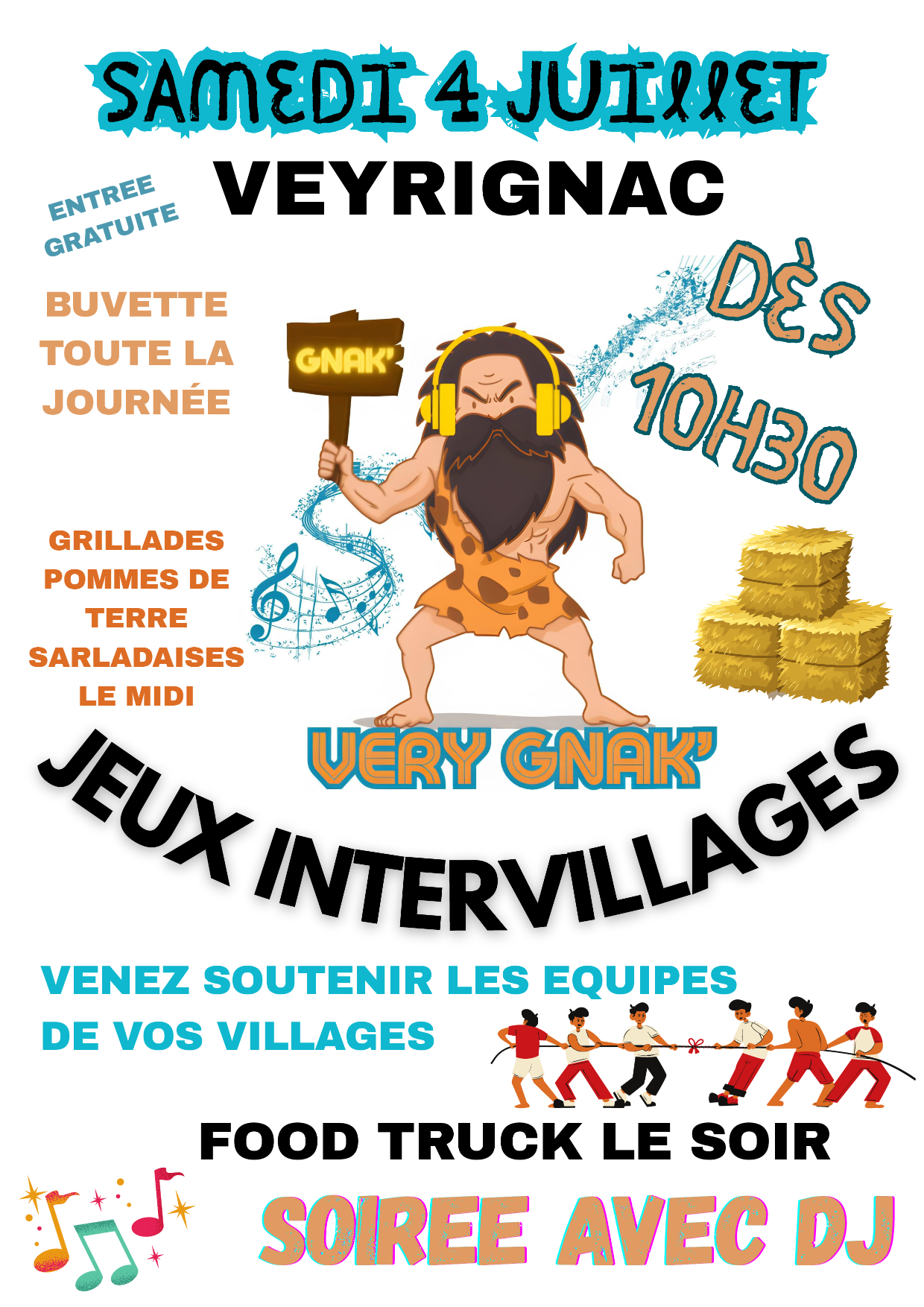 Jeux intervillages « Very Gnak’ » à Veyrignac