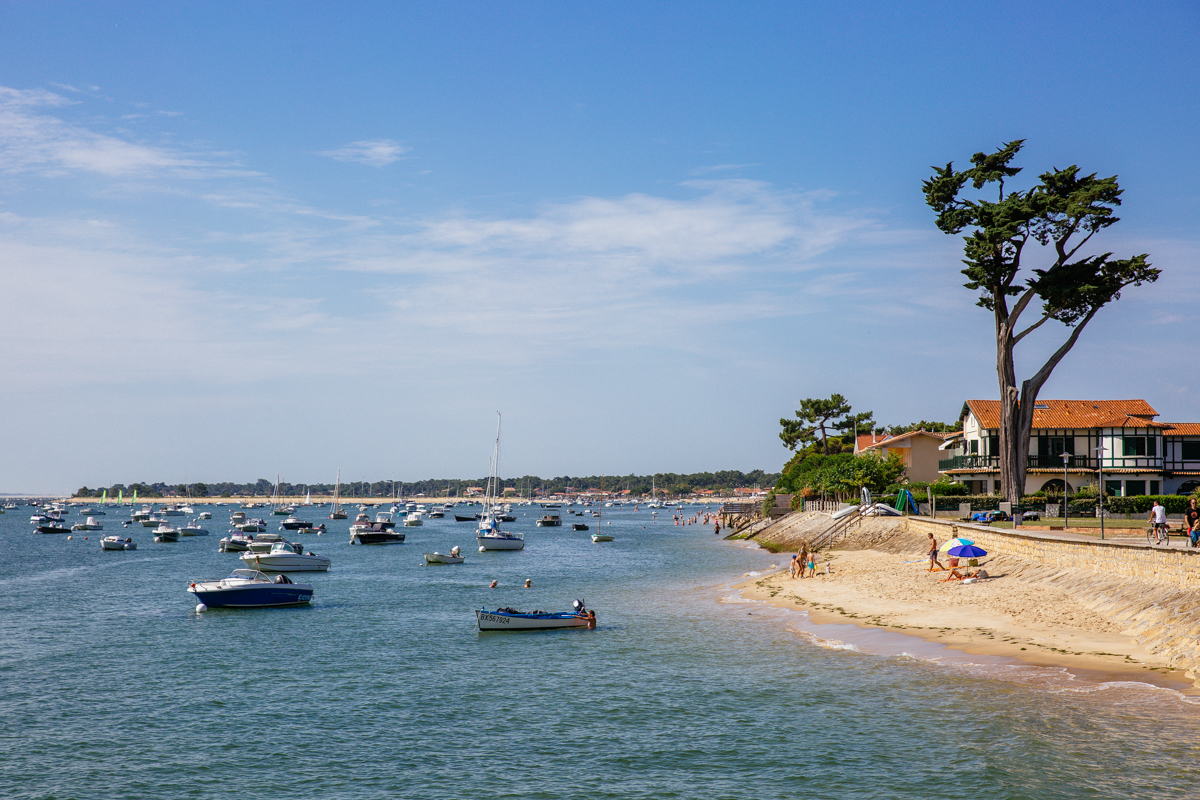 Balade à roulettes - Le Cap Ferret, de la jeté ...