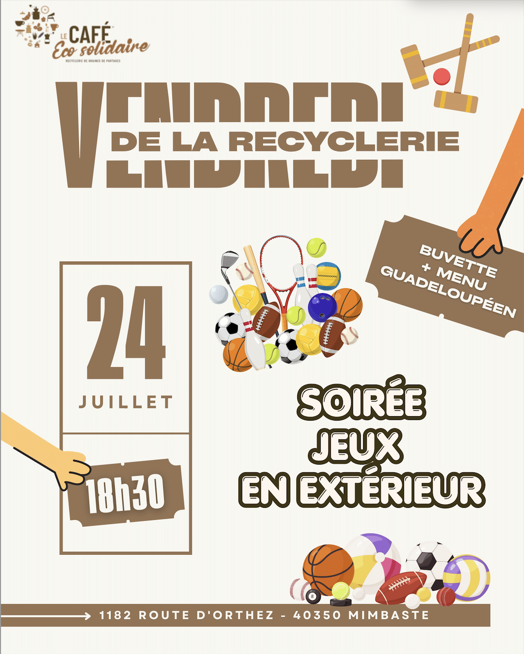 Vendredi de la Recyclerie – Soirée Jeux en ext ...