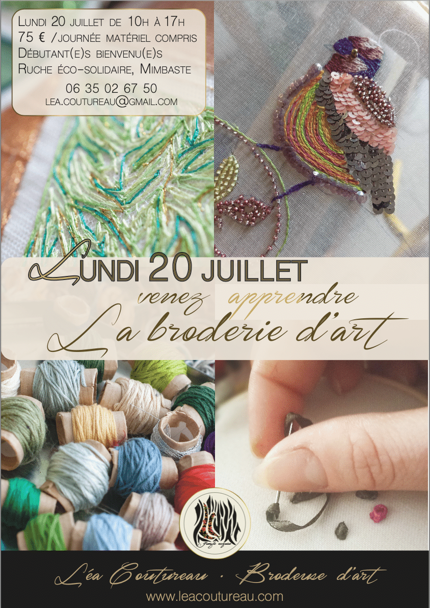 Atelier broderie d'art