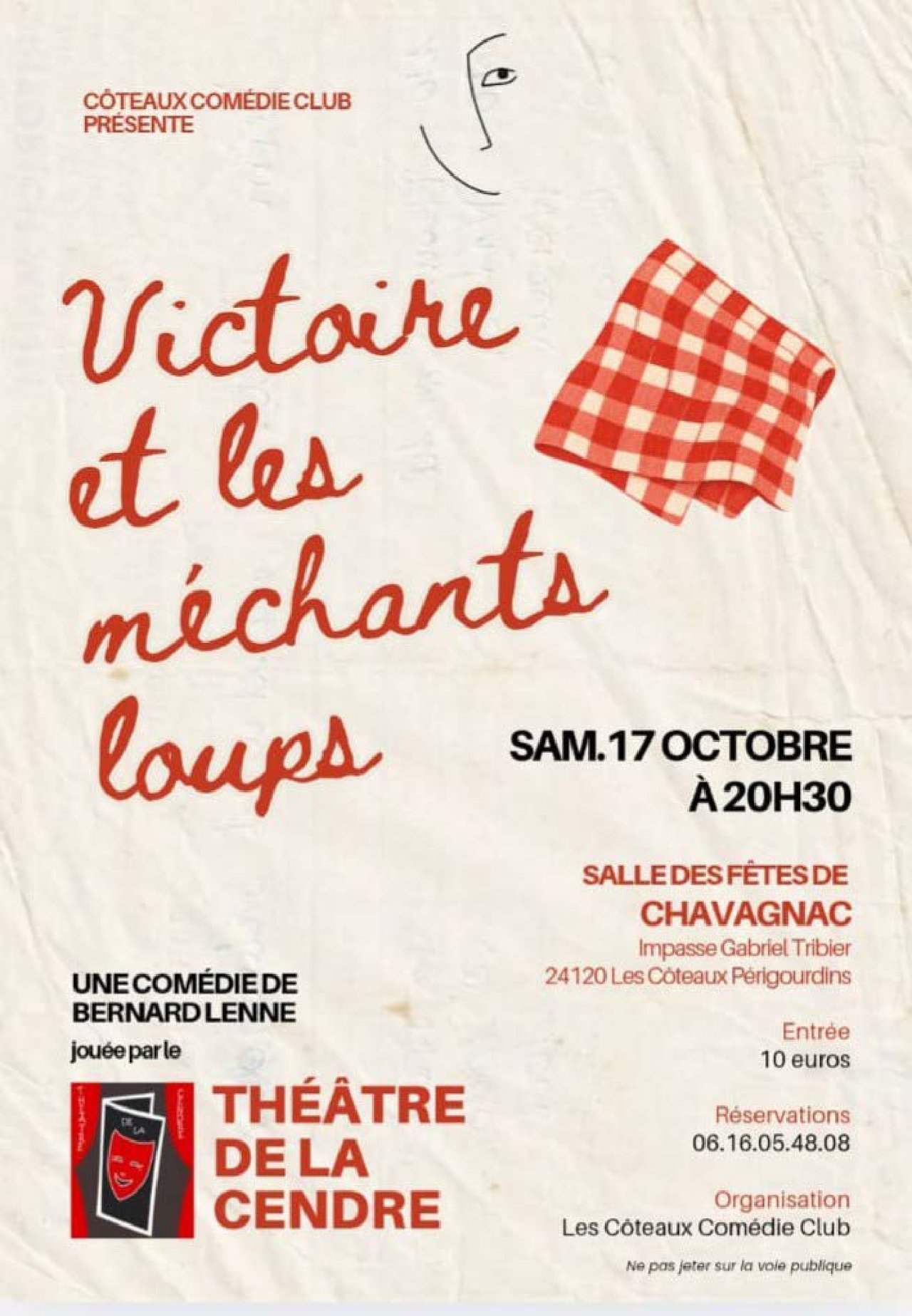 Théâtre à Chavagnac : « Victoire et les méchants loups »