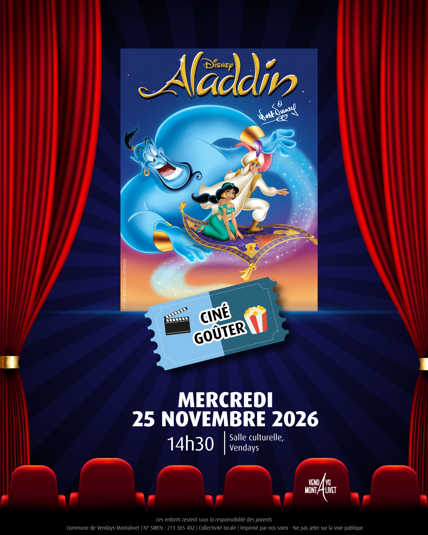 Ciné Goûter : Aladdin
