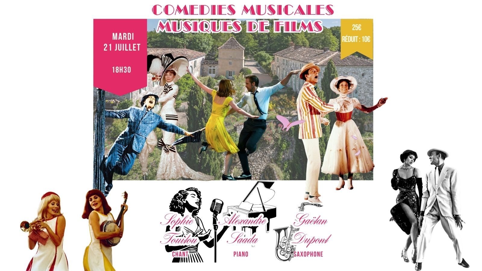 Les jardins de Sardy | Concert Comédies Musicales