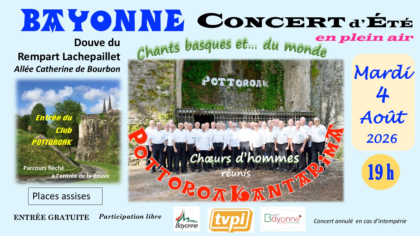 Concert d'été en plein air avec chants basques ...