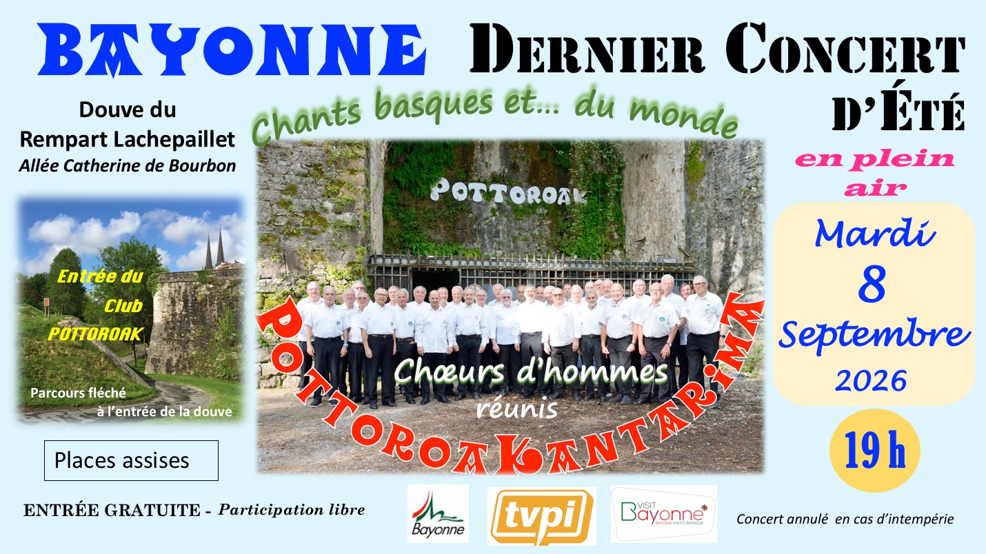 Concert d'été en plein air avec chants basques ...