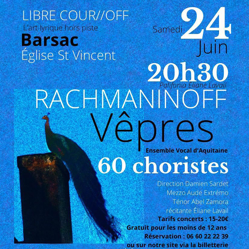 Concert Libre Cour - Rachmaninoff