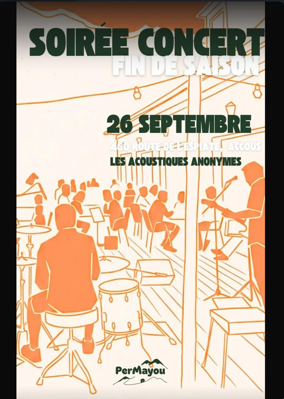Soirée concert fin de saison