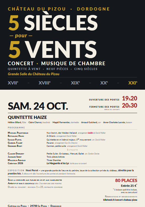 Concert - musique de chambre