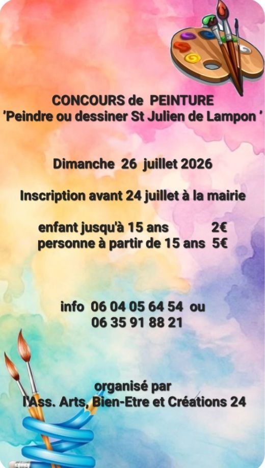 CONCOURS DE PEINTURE : PEINDRE OU DESSINER ST  ...