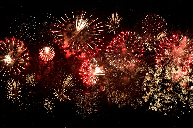 Feu d'artifice à Montignac-Lascaux