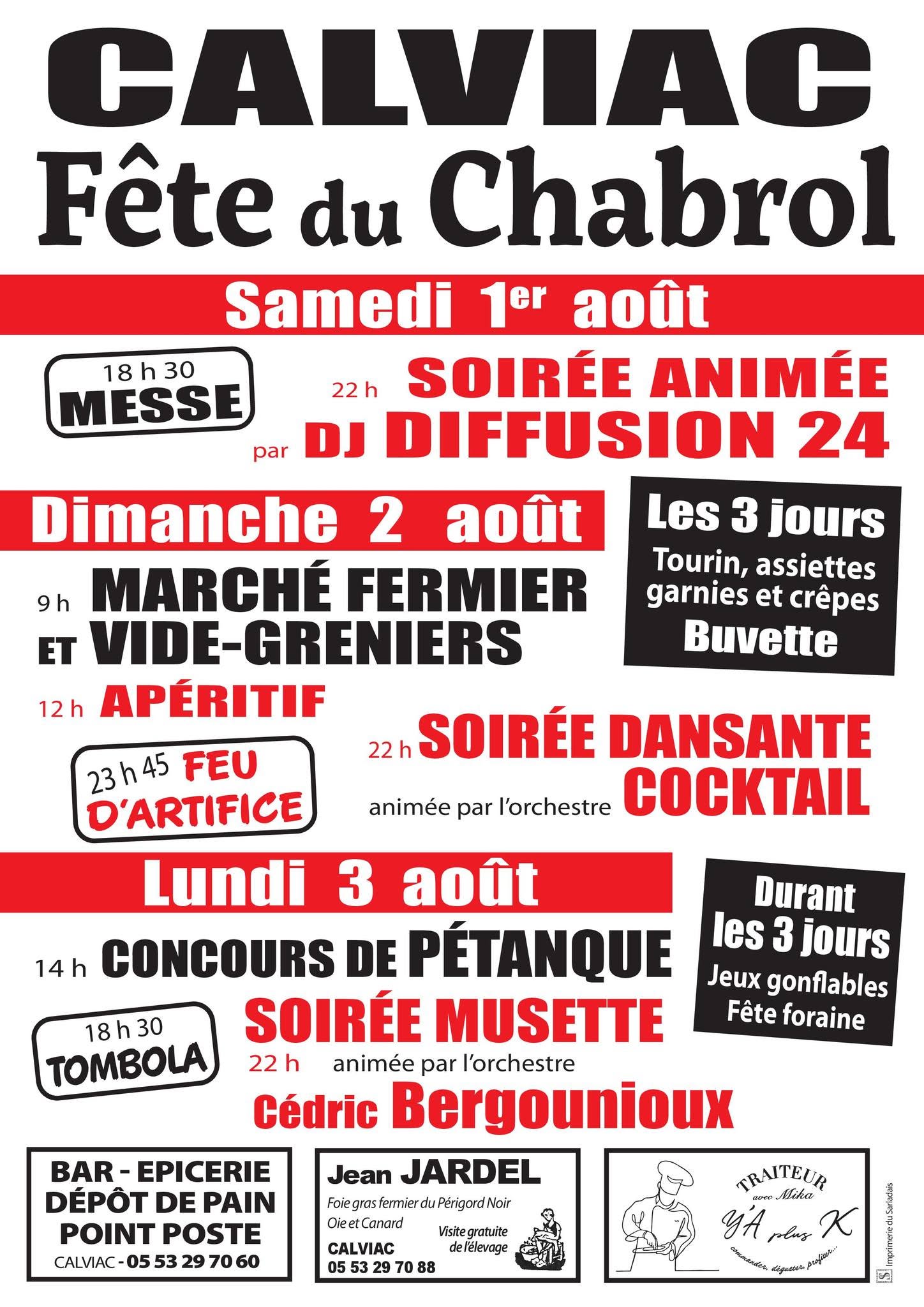 FÊTE DU CHABROL