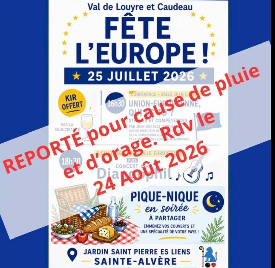 Val deLouyre et Caudeau fête l'Europe