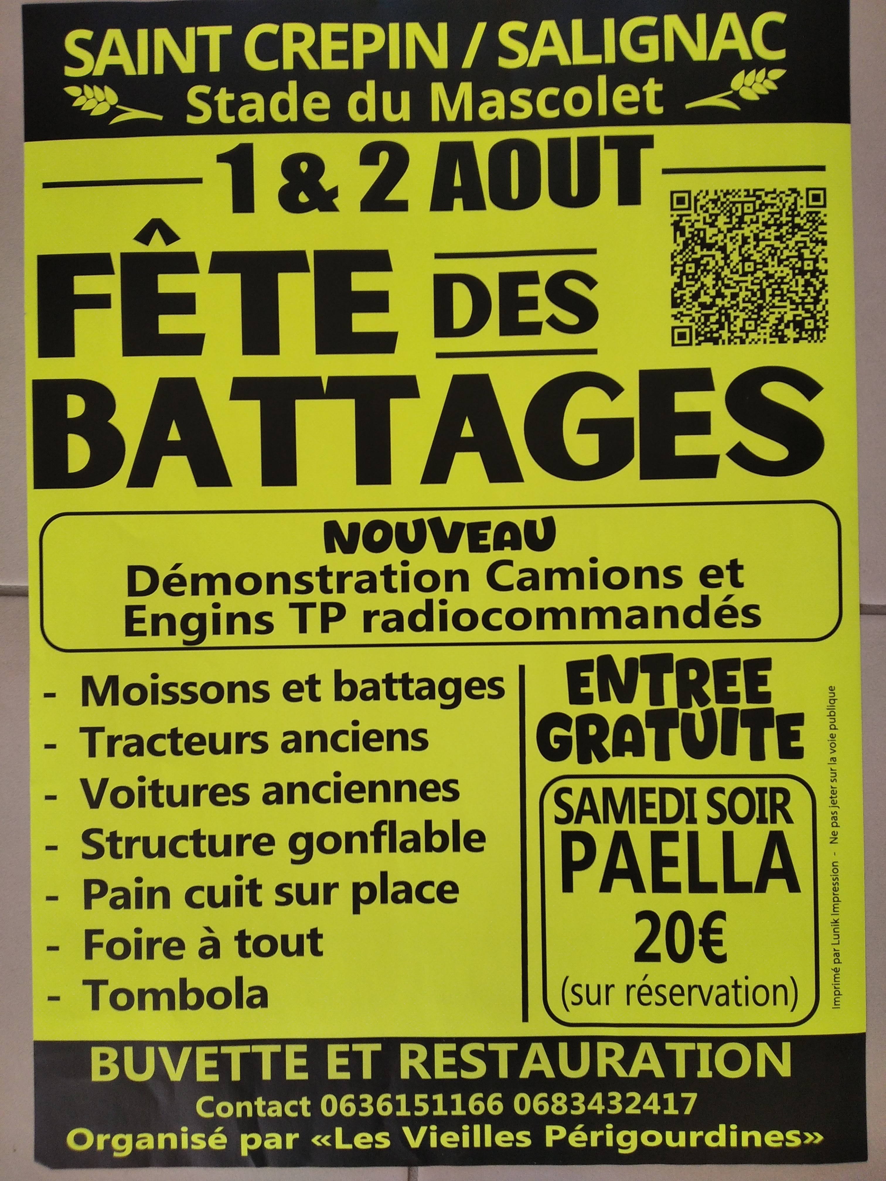FÊTE DES BATTAGES