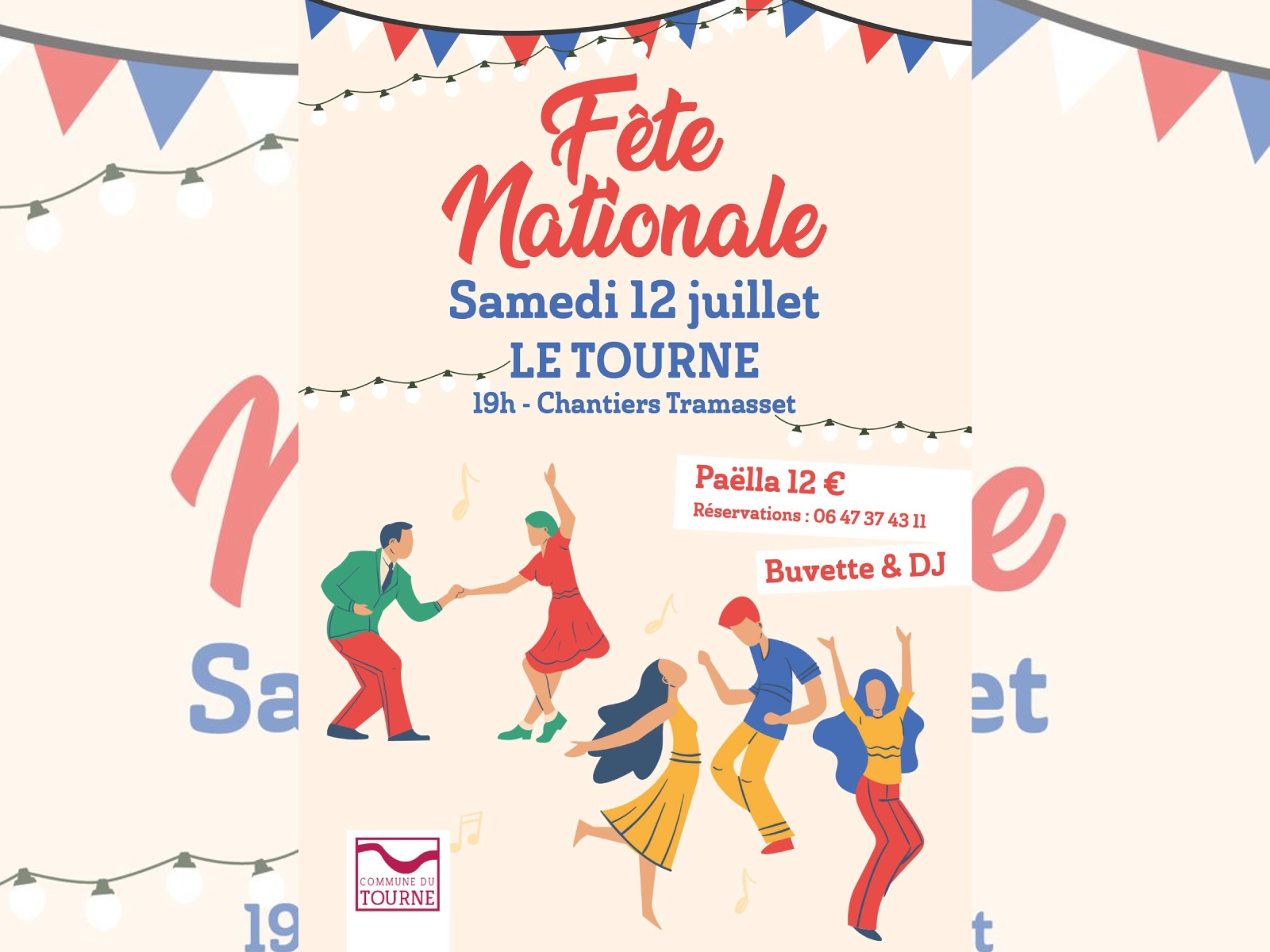Fête nationale au Tourne