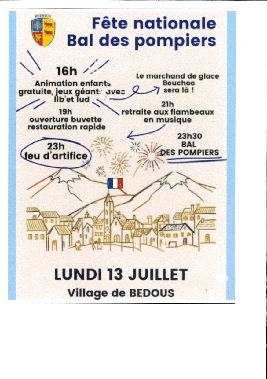 Fête nationale - Bal des pompiers
