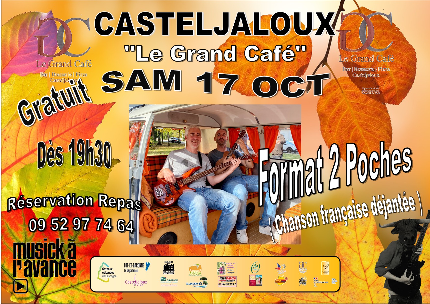 Concert gratuit : Format 2 poches
