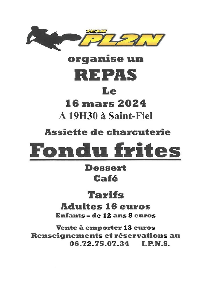 Fondu frites  Saint-Fiel