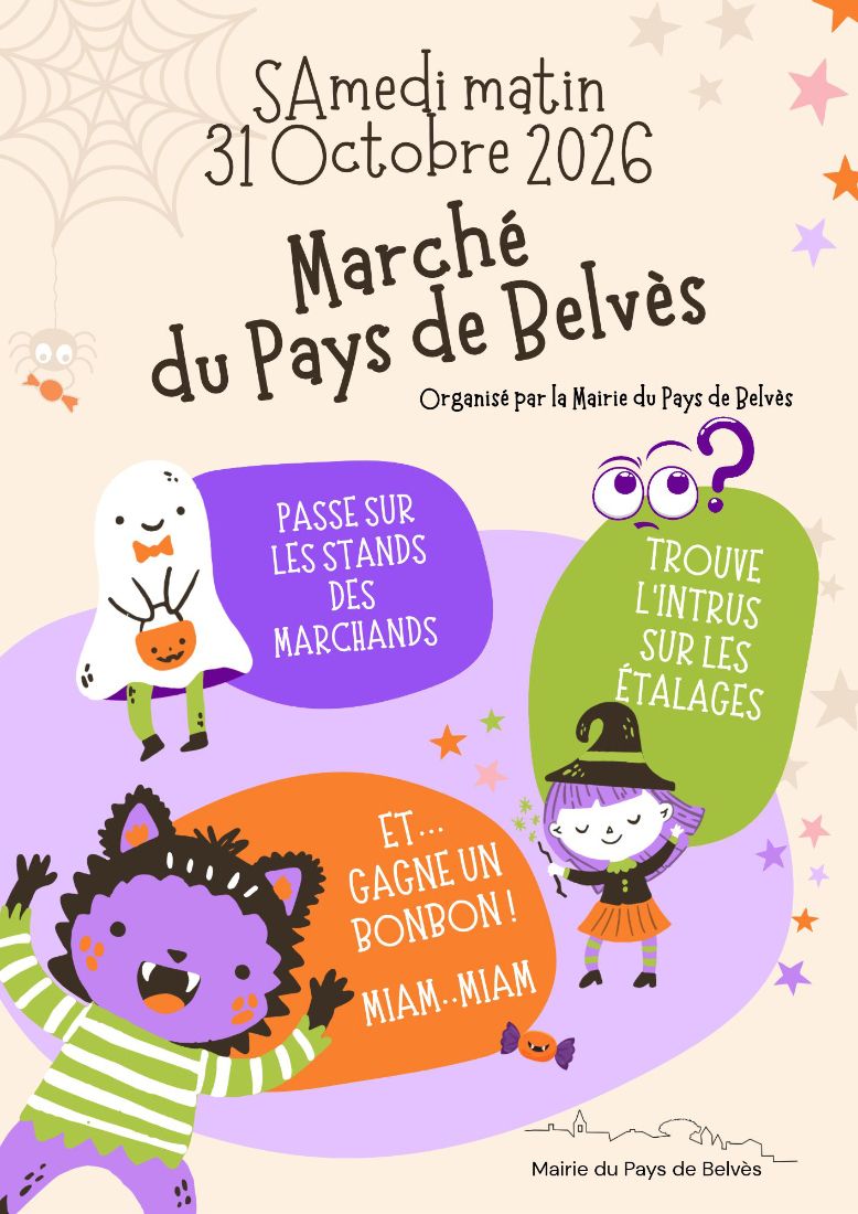 Halloween au marché de Belvès