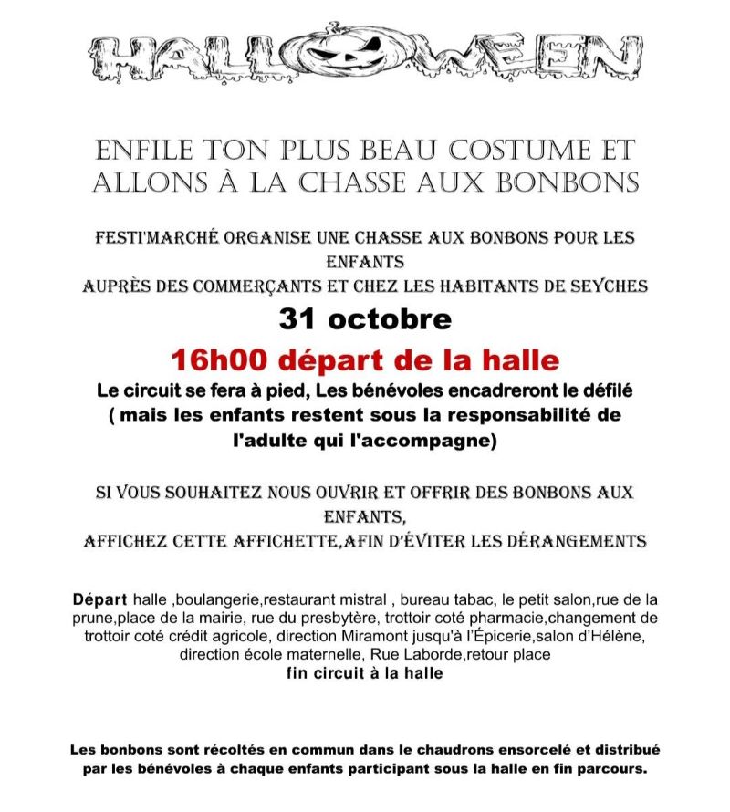 Halloween à Seyches