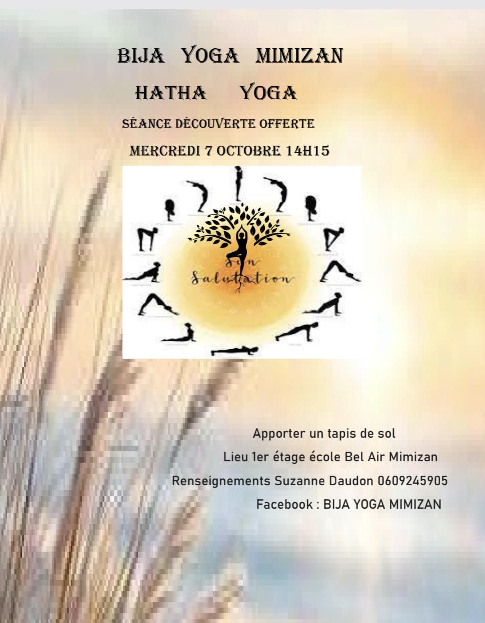 Hatha Yoga découverte offerte