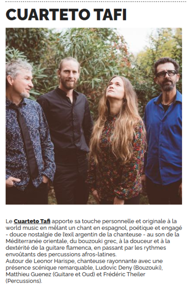 Concert à la mamisèle - Cuarteto Tafi