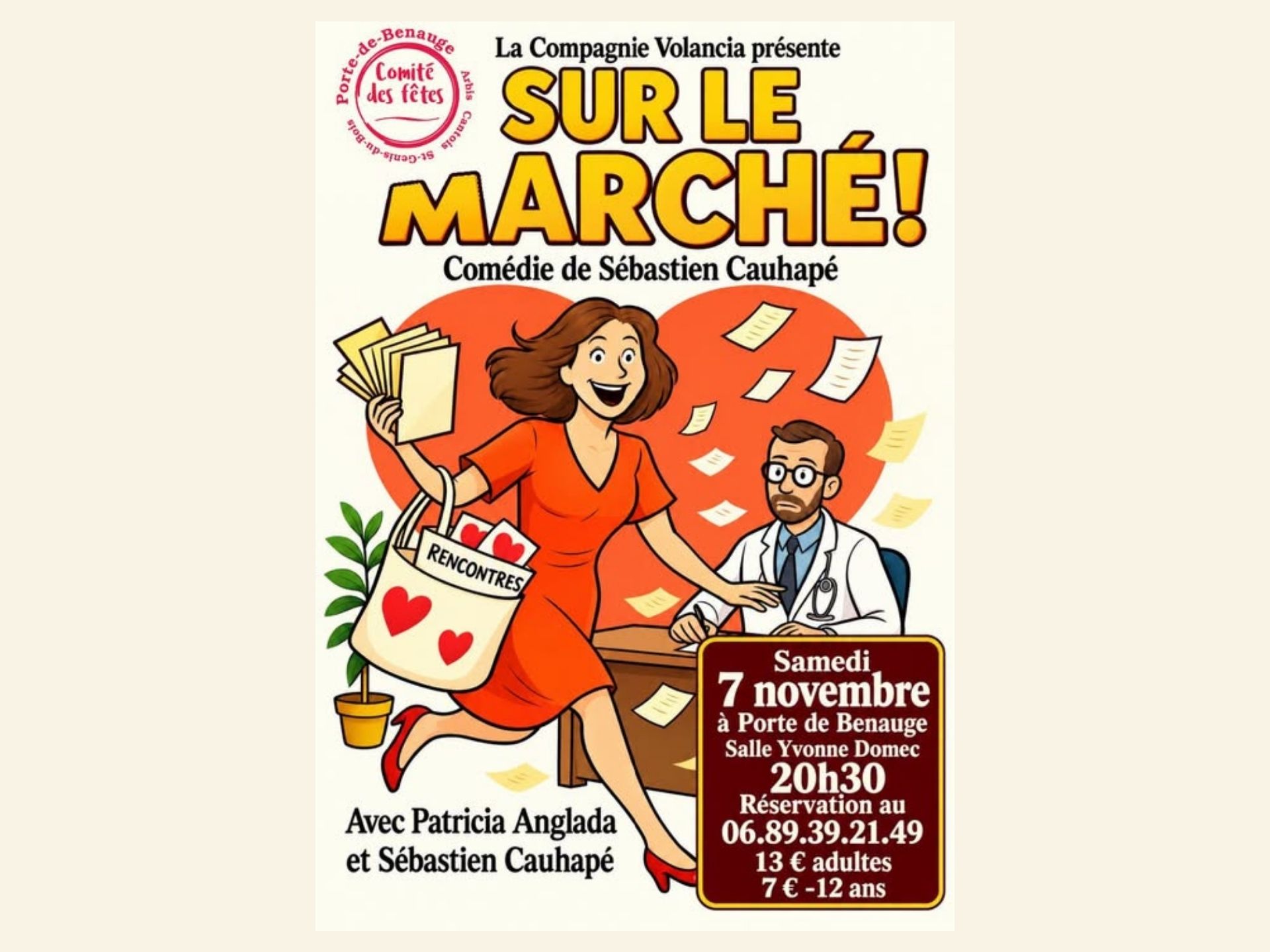 Pièce de théâtre "Sur le marché"
