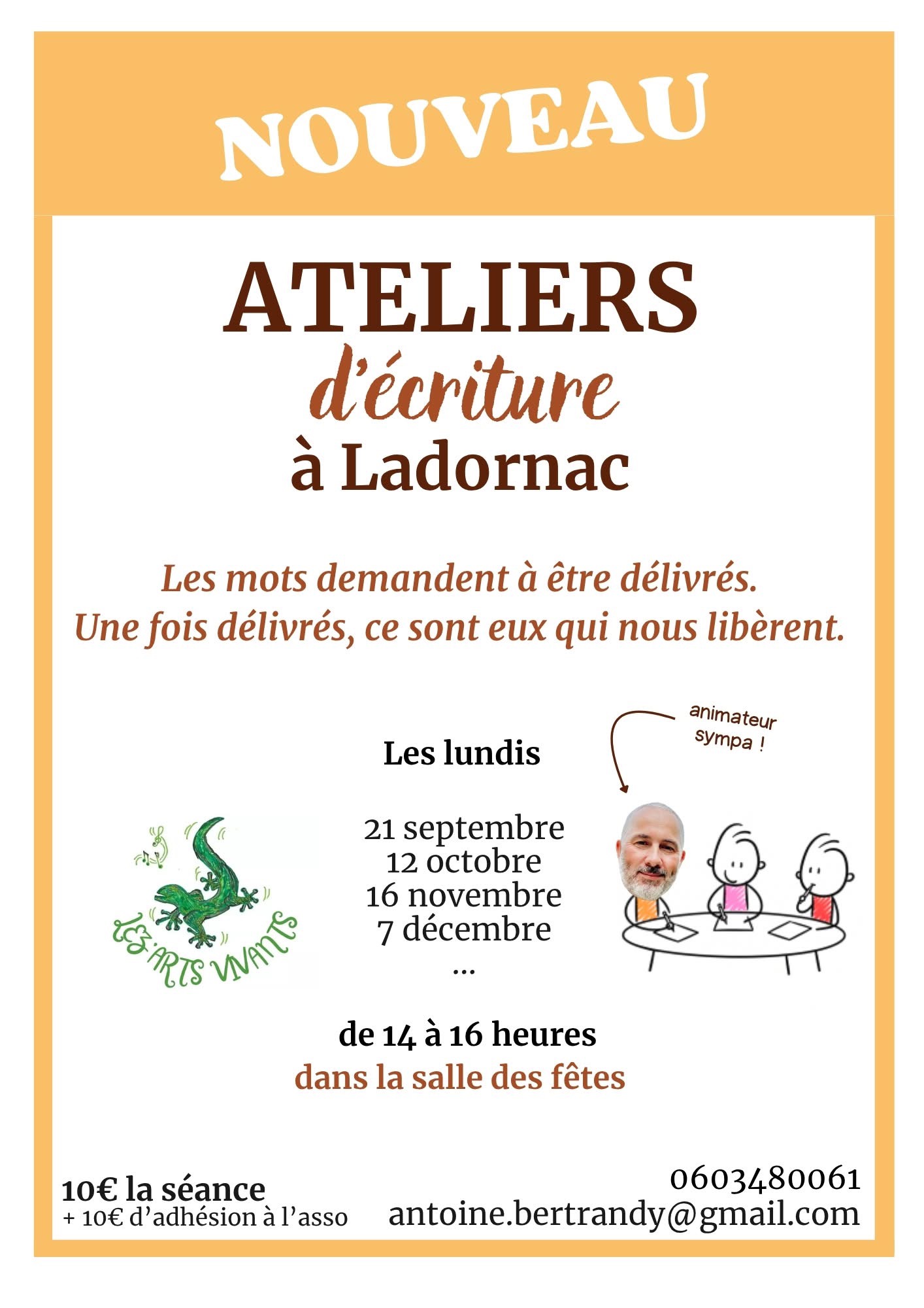 ATELIER D’ÉCRITURE