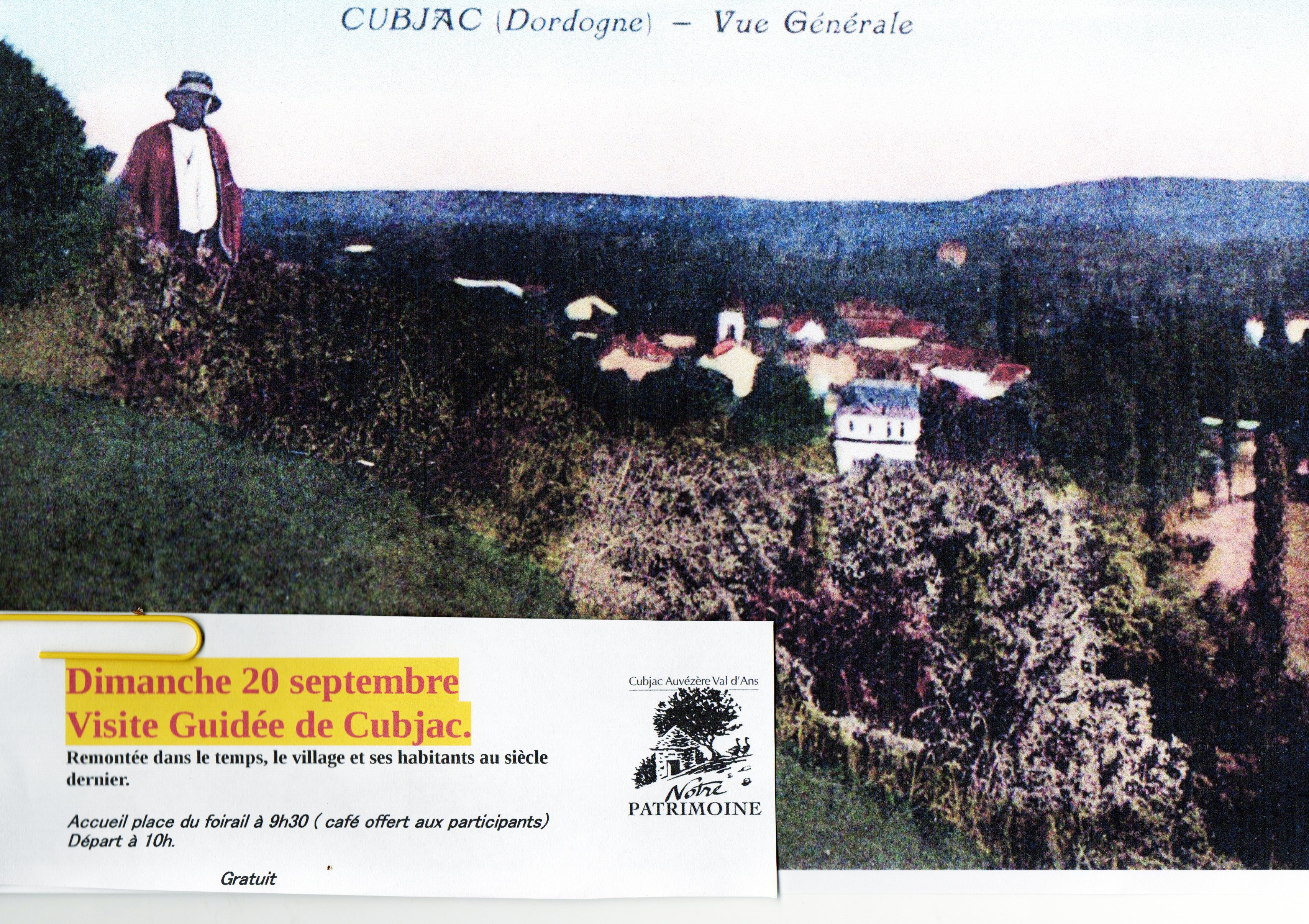 JEP - visite du village de Cubjac