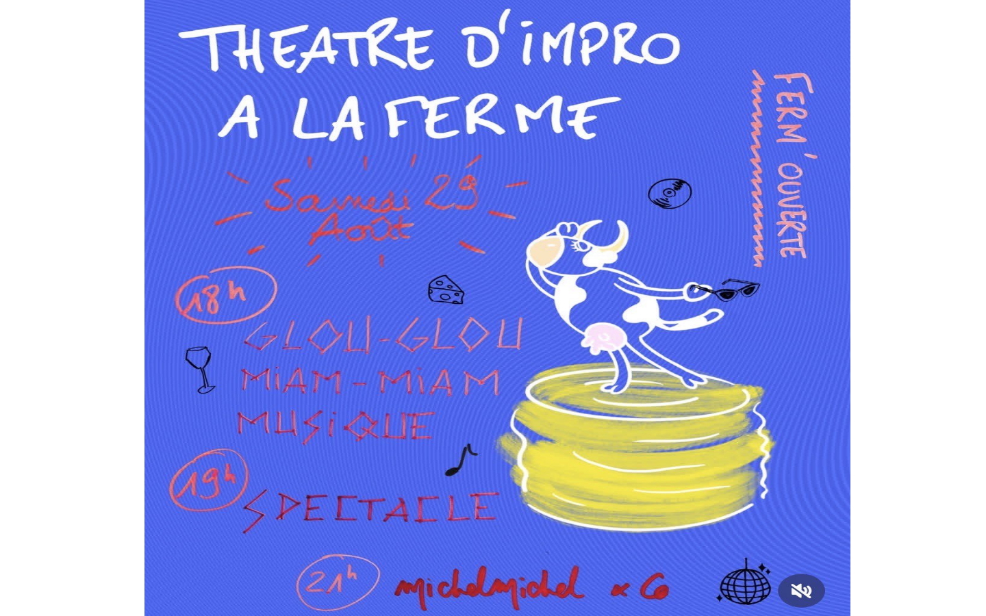 Théâtre d'impro à la ferme